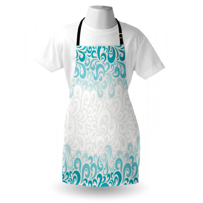 Tablier de fleurs abstraites