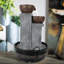 Fontaine de table avec lumière Aki