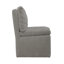 Ensemble de 4 chaises de salle à manger rembourrées avec roulettes Faouzi-1856489506