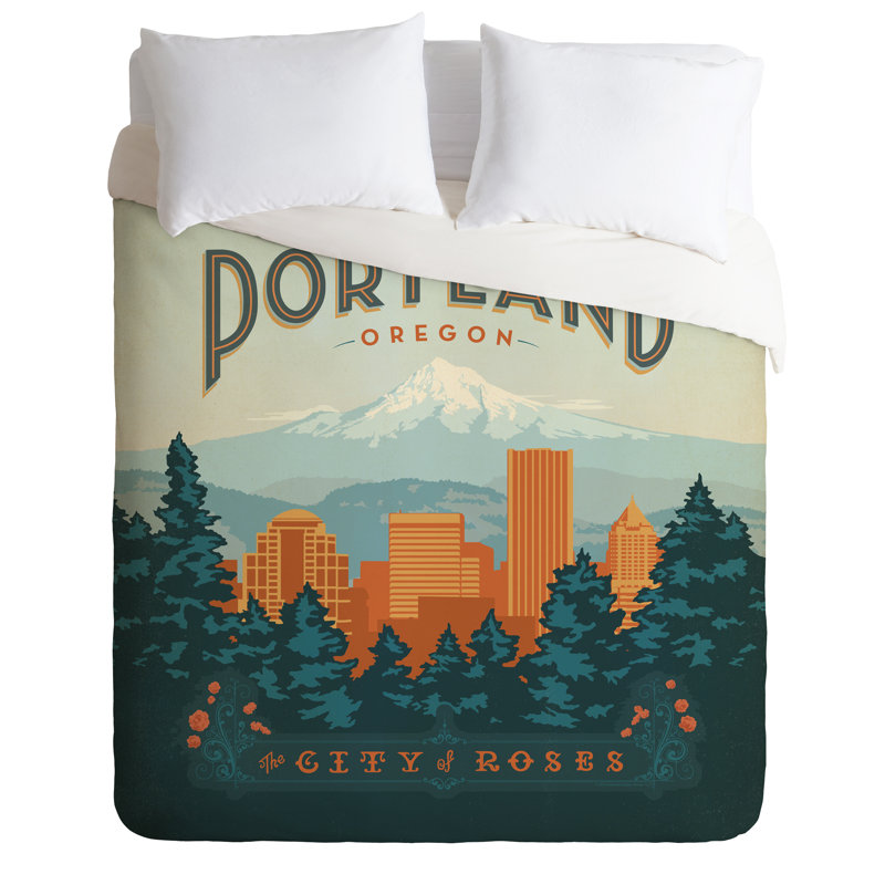 Anderson Design Group Polyester Duvet Cover, Twin/Twin XL Duvet Cover + 1 Standard Sham