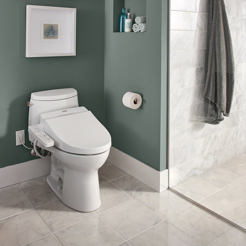 Washlet® Elongated Toilet Bidet Seat, White