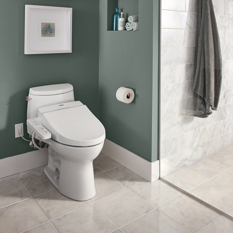 Washlet® Elongated Toilet Bidet Seat, Stainless Steel