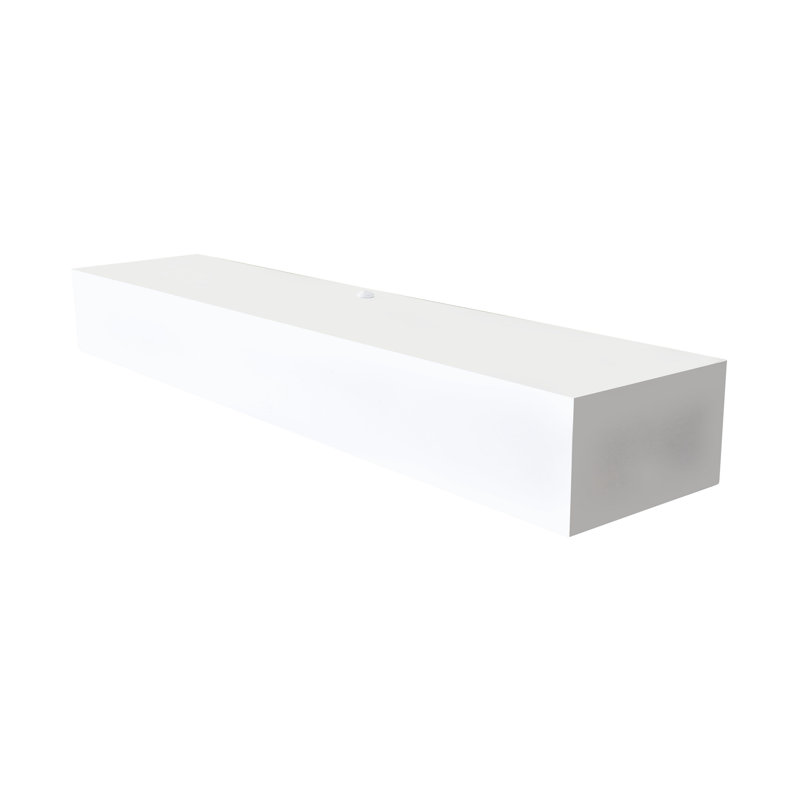 Poplar Floating Shelves, 4" H x 42" W x 6" D