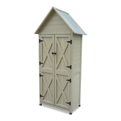 Carberg Solid Wood Steep Slope Storage Shed