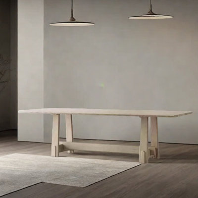 Solid wood ash creative dining table