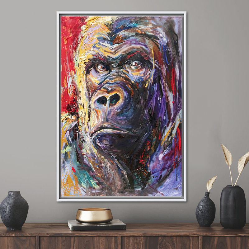 Print on Canvas, White, 30 cm H x 20 cm W, Framed Print without Mat
