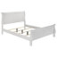 Ensemble de chambre à coucher simple 4 pièces Nim, commode, tête de lit-bateau brun foncé Nim-108977179-108977176