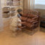 Chaise / canapé-lit convertible en similicuir 4 en 1 Caramel - Canapé-lit pliable peu encombrant-129024369