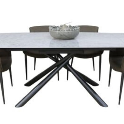 Solid Wood Base Dining Table