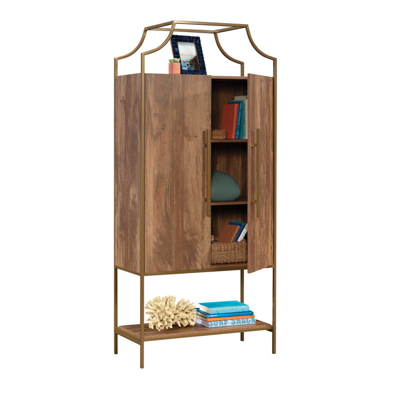 Armoire de rangement, finition brune