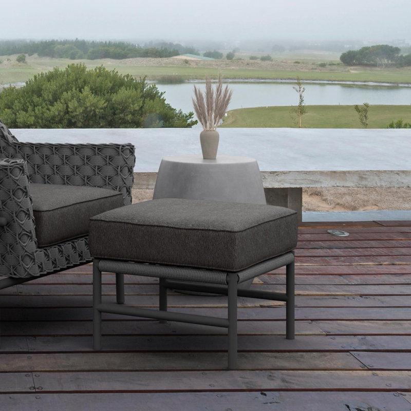 Avalon Outdoor Ottoman with Cushion
