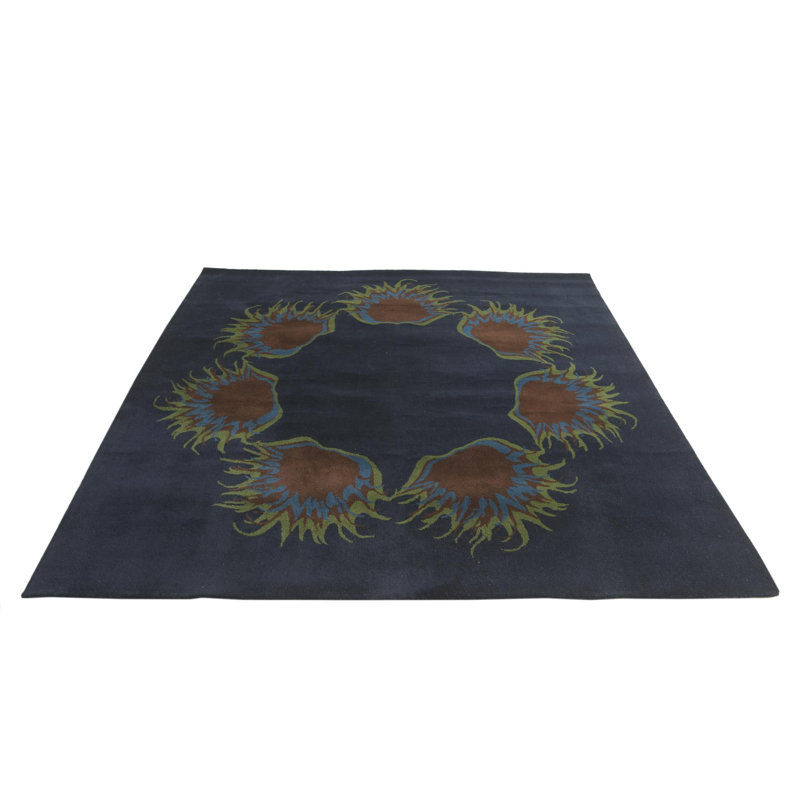 Tapis bleu marine rectangulaire 7 pi Pineland