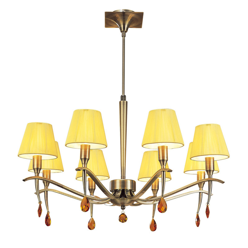 Quade 8 - Light Shaded Chandelier