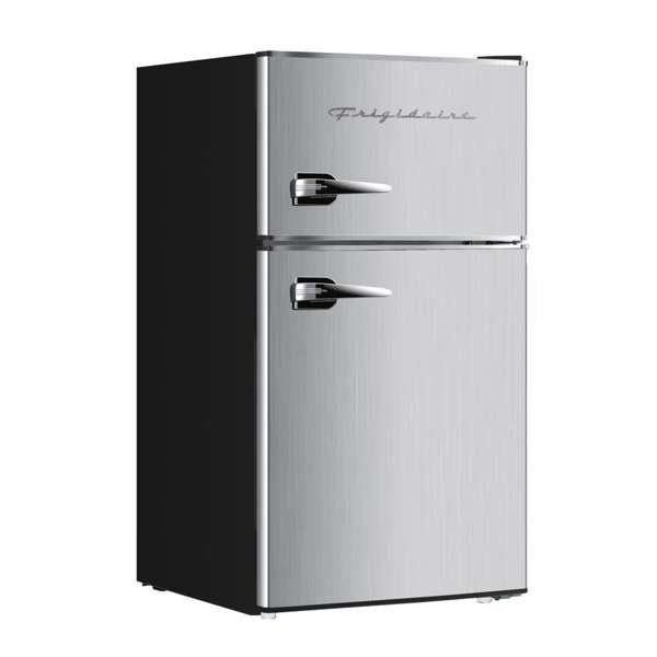 Platinum Compact Stainless Steel Top-Freezer Refrigerator