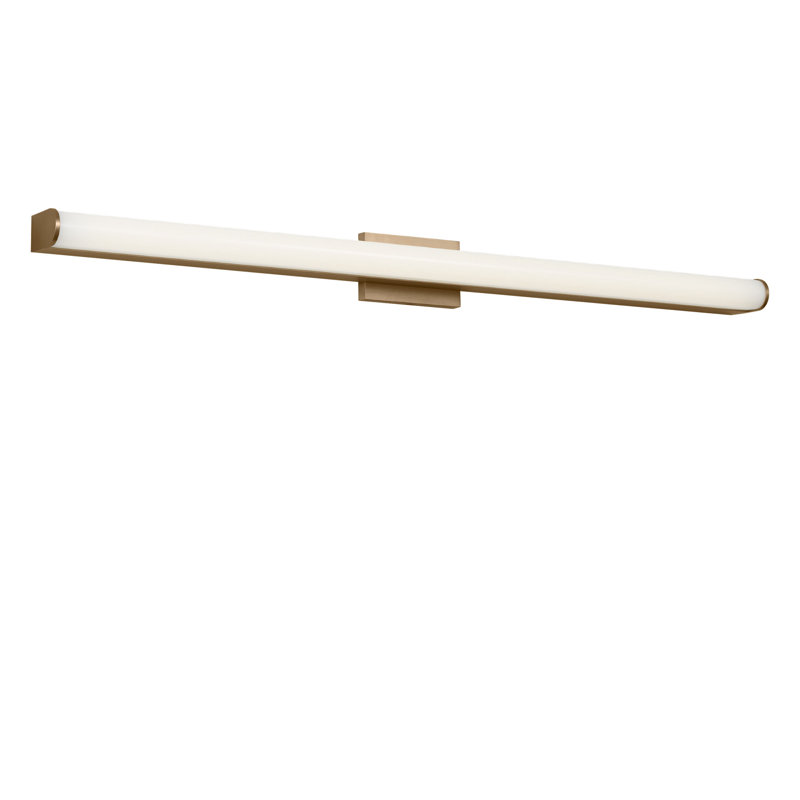 Meuble-lavabo Cavitt, H 3 po x l 36 po x P 3,1 po, Laiton satiné