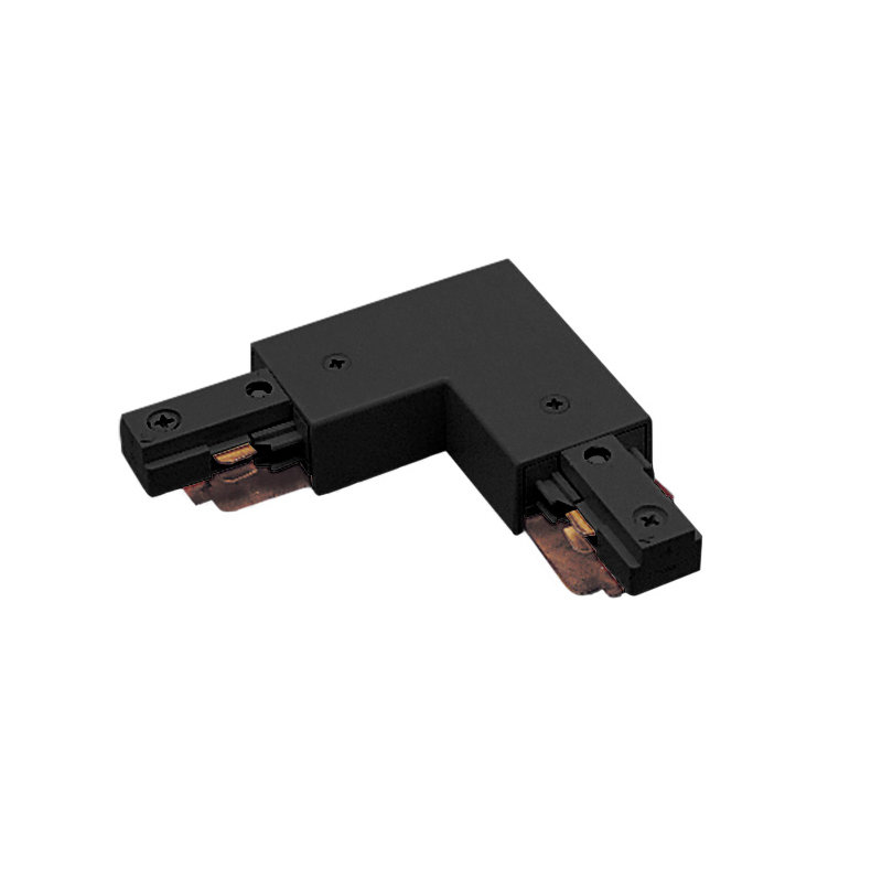 Connecteur de rail droit en l droit J Series, Noir