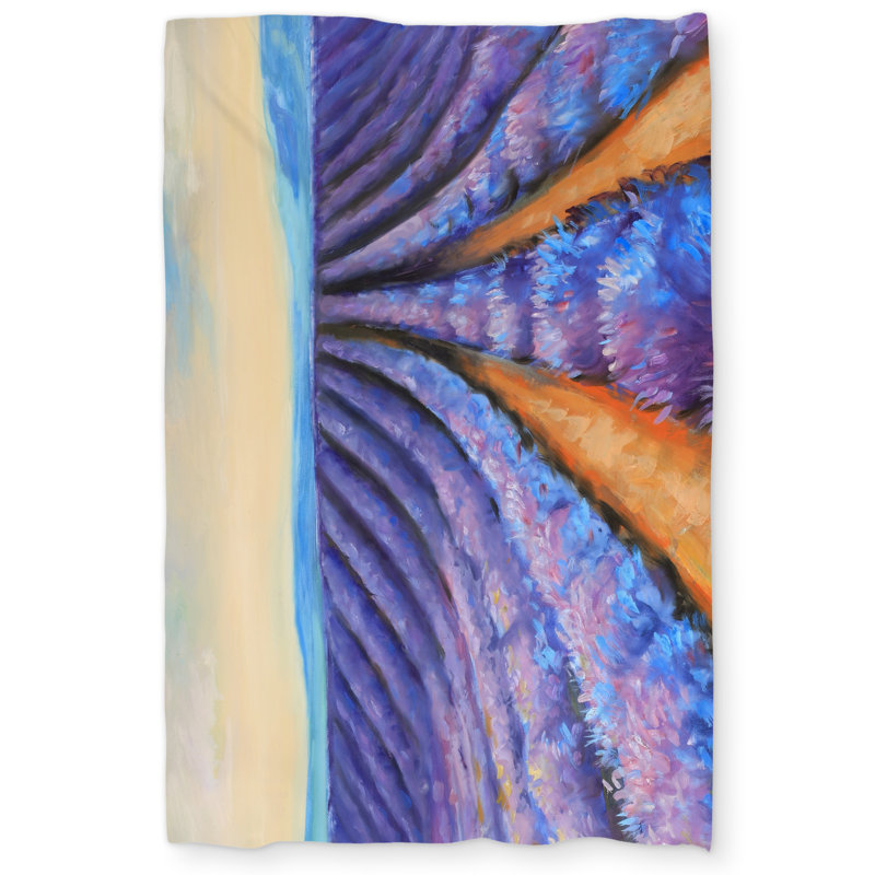 Lavender Fields Purple Bedroom Duvet Cover | Home Decor