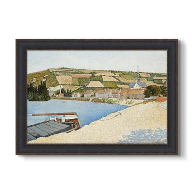 La rivière, Les Andelys, 1886 - Paul Signac - Toile encadrée sur mesure
