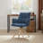 Jadel Fabric Upholstered Swivel Office Chair -856217157