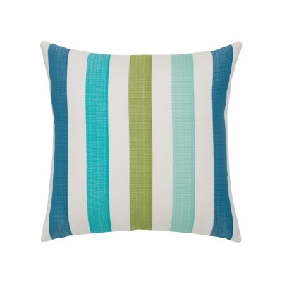 SAMPLE-Rhodes Stripe Outdoor Square Sunbrella® Pillow Cover & Insert