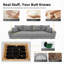 Modern Comfy Upholstered Sofa Cloud Couch-814072728