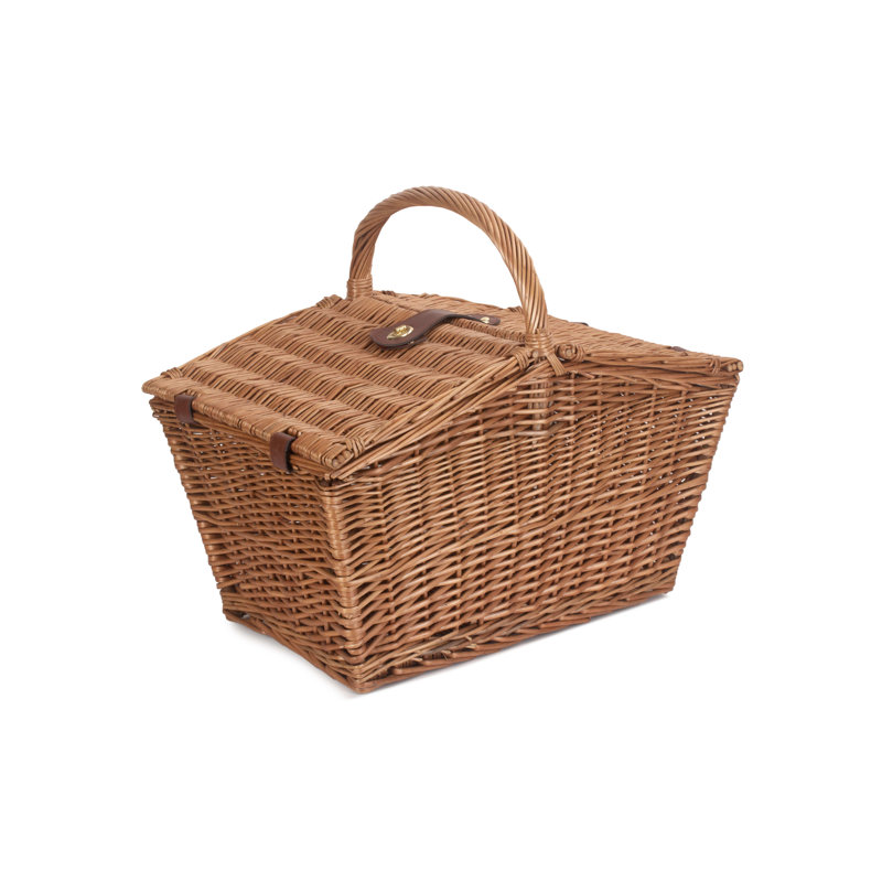 Wicker Double Sided Empty Wicker Picnic Basket