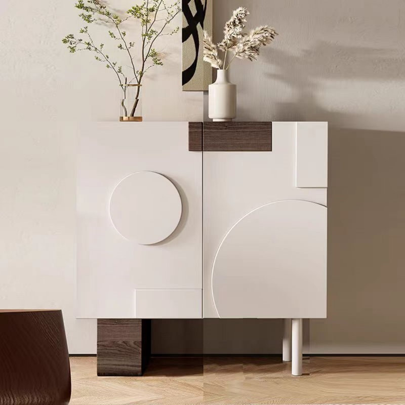 Armoire décorative française simple, Blanc