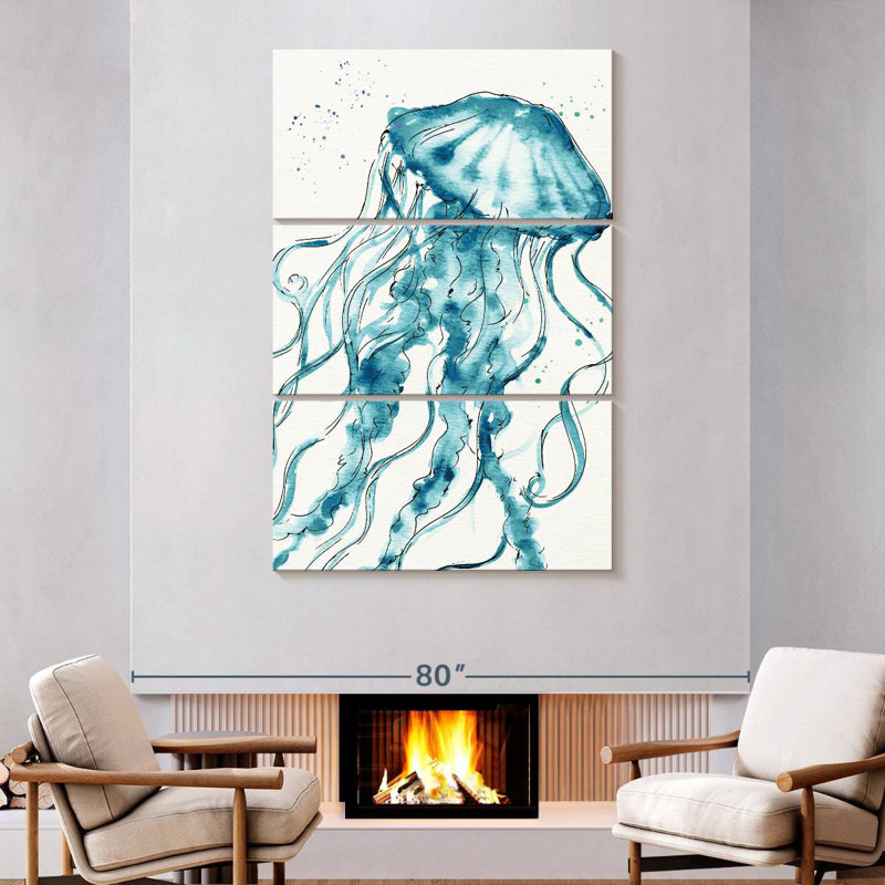 Brampt Deep Sea II V2 bleu sarcelle, H 74 po x l 48 po