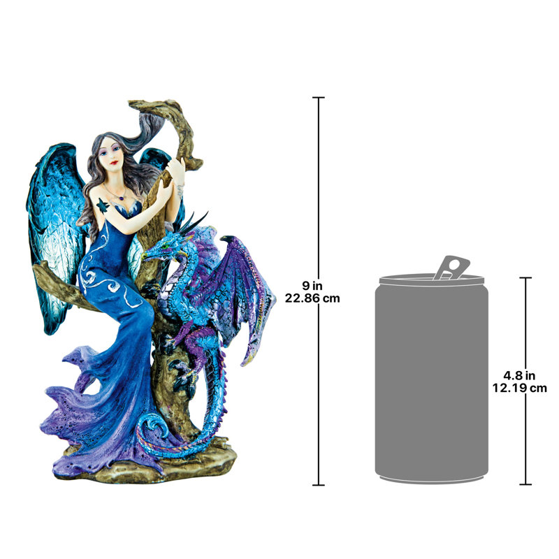 Gothic ice fairy figurine