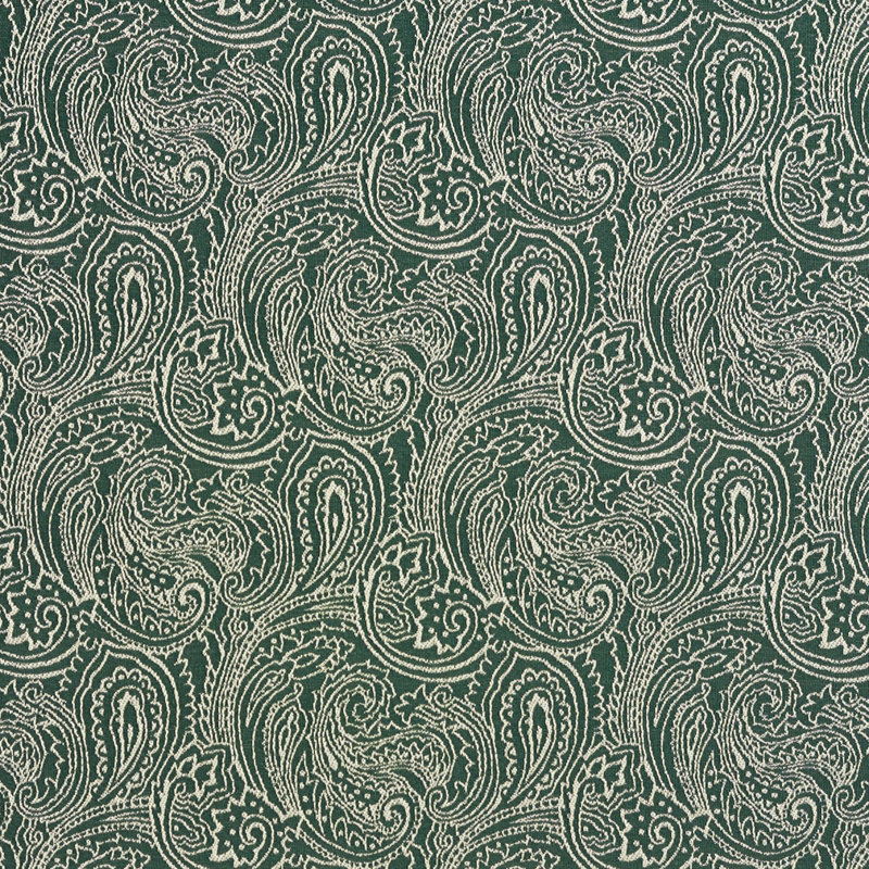 Tissu motif cachemire, Vert