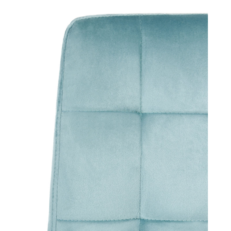 Velvet Office Chair, Blue