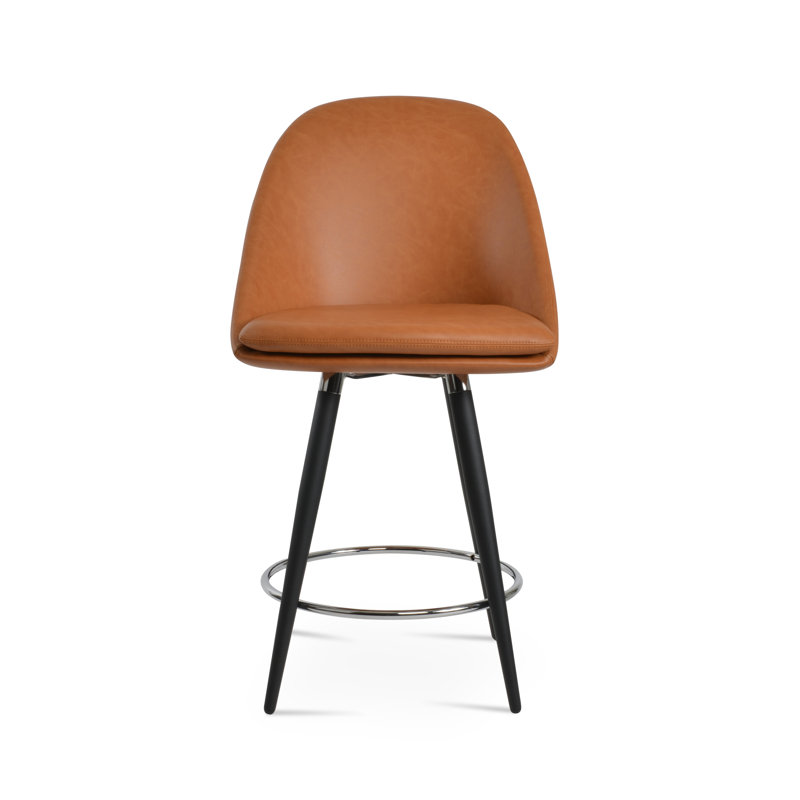 Tabouret Avanos, Tabouret de bar (siège d'une hauteur de 28,7 po), Blanc cassé