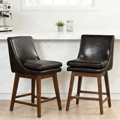 Lasonya 26.4" Swivel Counter Stool