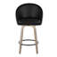 Tabouret de comptoir à hauteur fixe avec pivot-2089812502