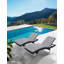 Chaise longue inclinable avec coussin Willora-1298204447