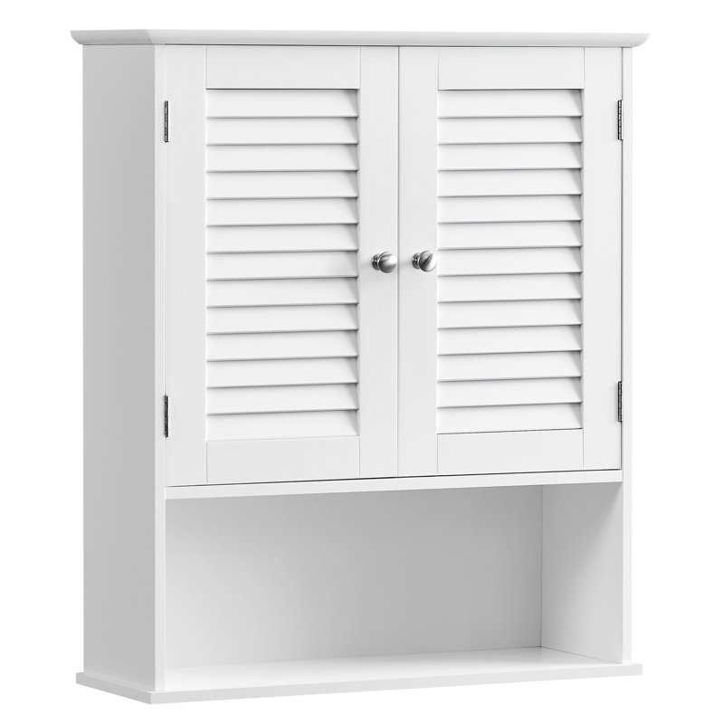 Medina Wall Mounted Required Bathroom Cabinet, White