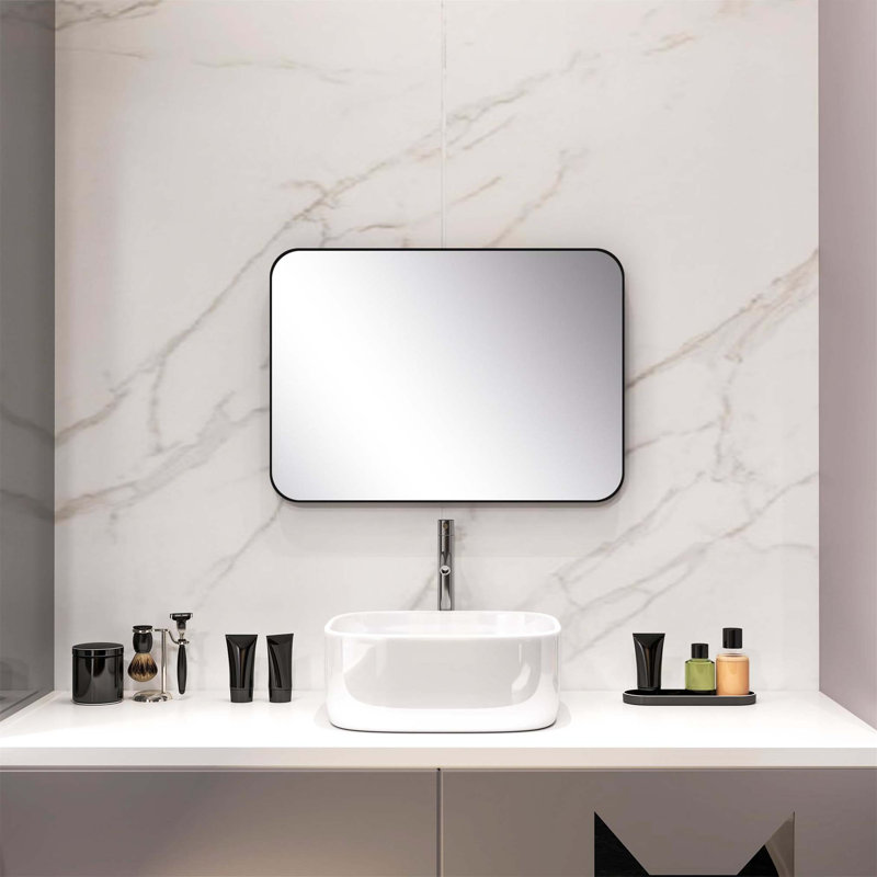Demetrias Metal Rectangle Mirror, 70cm H x 50cm W