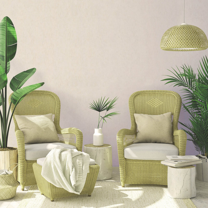 Earth Collection Textured Scratch Effect Sheen Wallpaper Roll, Cream