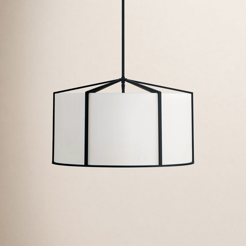 Pasadena 6 - Light Black Lantern Pendant