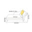 Simple indoor leisure chaise lounge-830703109
