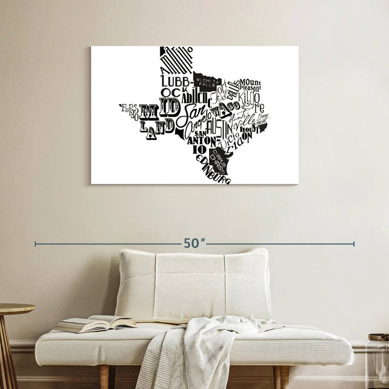 Aliaz Texas - noir, H 26 po x l 39 po