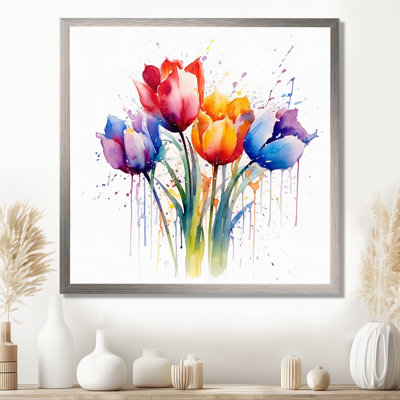 Herald Tulip Flowers - Tulips Canvas Prints