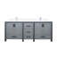 Ensemble de meuble-lavabo double blanc D 22 po, comptoir en quartz blanc et robinet-1753941847-1753941843