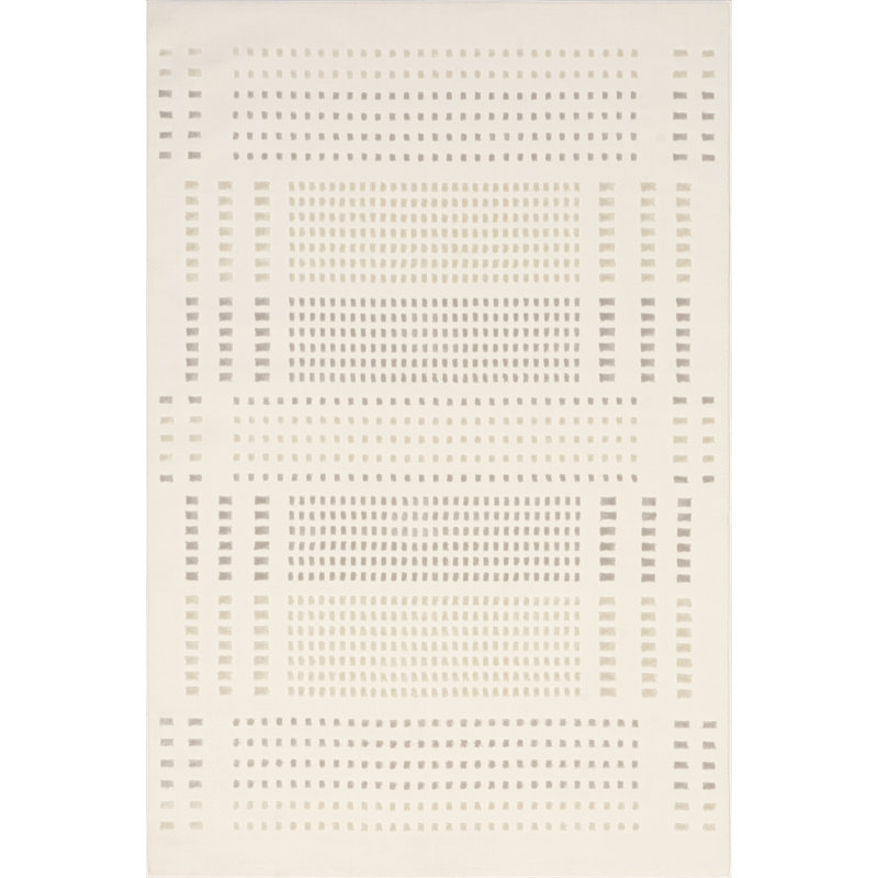 Rowyn Geometric Machine Washable Area Rug, Rectangle 8' x 10'