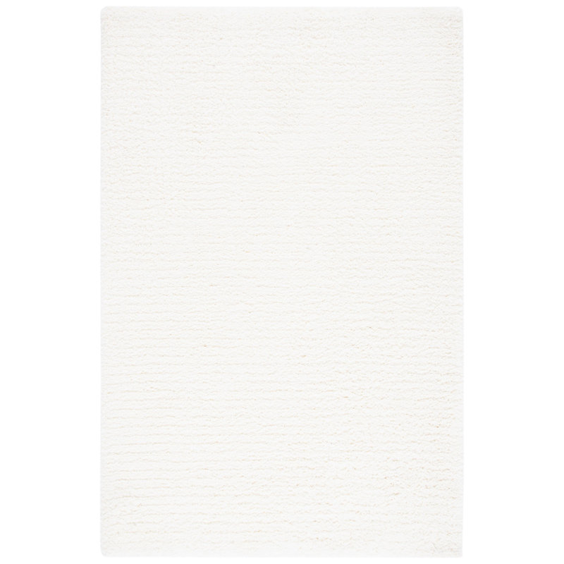 Tapis ivoire fait à la main Antanė, Rectangle 5 pi x 8 pi