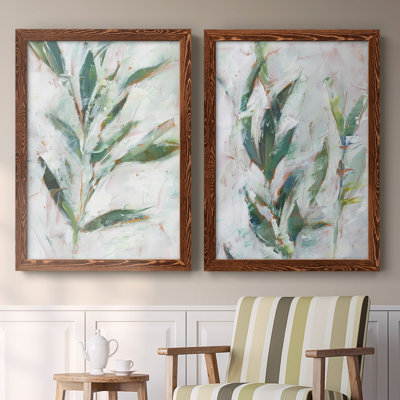 " Tropical Foliage Study I " 2 - Pieces Painting Print