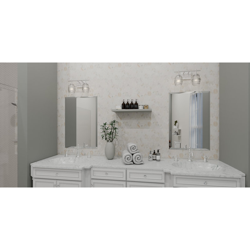 Boban Brushed Nickel Bath Light, 2