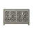 Noran 2-Door Decorative Cream Accent Cabinet