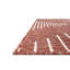 Tapis intérieur / extérieur rayé en polypropylène tissé à la machine en rouge clair-1055027248
