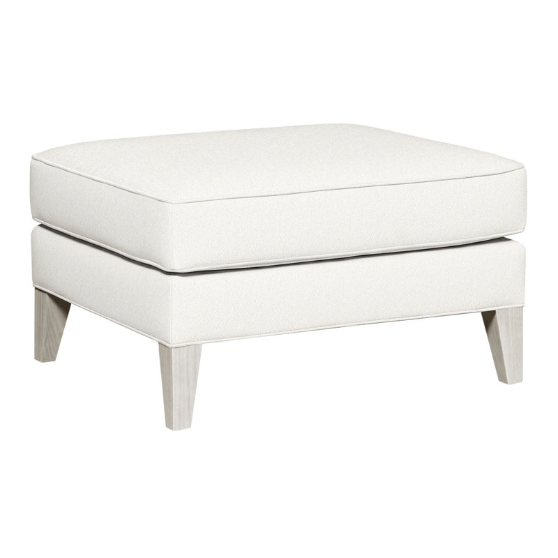 Burlingame Upholstered Ottoman, Casa Blanca, Kennelly Snow